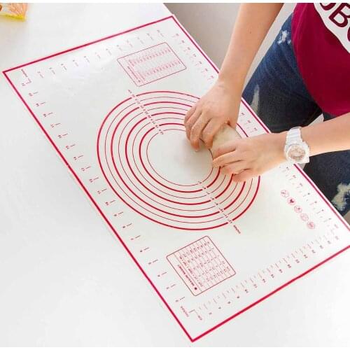 60*40CM Silicone Baking Mat Pizza Dough Maker Pastry Kitchen Gadgets Cooking Tools Utensils Bakeware Kneading Accessories Lot