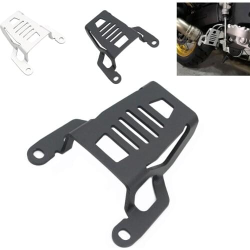Exhaust Flap Guard Protector Cover Aluminum For Suzuki DL1000A ABS V-Strom 1000 2015 2016 2017 2018 2019 Motorcycle