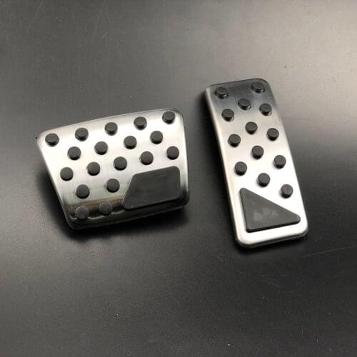 Car Non-slip Pad Automatic brake ped Accelerator AT Stainless Steel Pedal Fit For Jeep Cherokee KL 2014-2019 Accessories