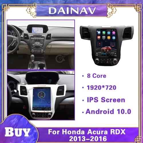 Android 10 .0 Car Stereo Receiver 2 Din Android For Honda Acura RDX 2013-2016 Car Radio Multimedia DVD player GPS Navigation