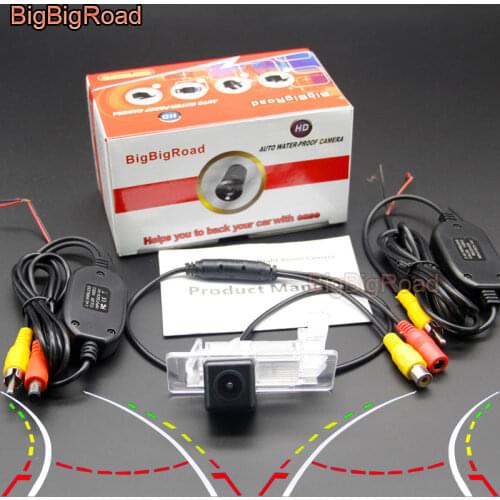 BigBigRoad Car HD Rear View Parking CCD Camera Auto Backup Monitor For Volkswagen Touran 2011 - 2016 / Sharan 7N MK2 2011- 2015