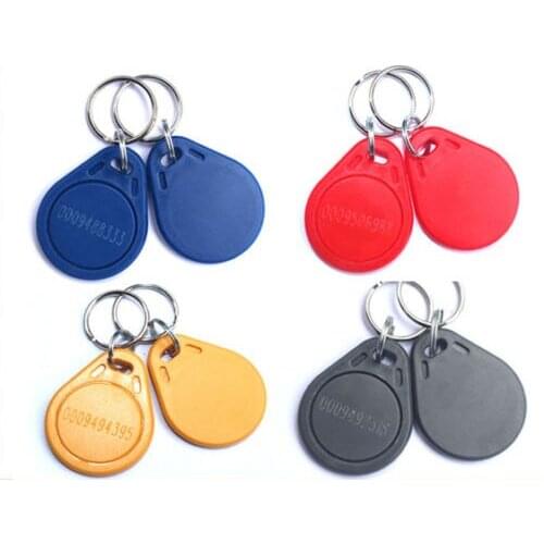 100pcs 125Khz RFID EM 4100/4102 Keychains Proximity access ID Tags /Keyfobs