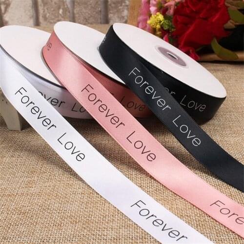 2cm beautiful Polyester ribbon Printed romantic floral Valentines Day packaging gift cake shop diy ribbon for crafts decoration