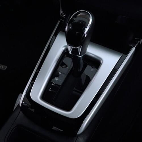 For Nissan Sentra 2016 2017 2018 ABS Matte Car gear shift knob frame panel Decoration Cover trim Car styling Accessories 1 pcs