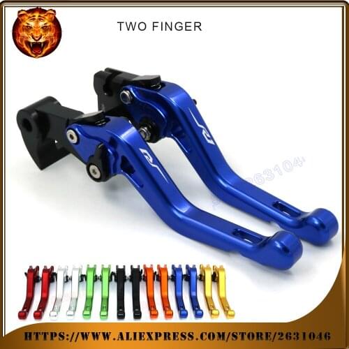For YAMAHA YZFR1 R1 YZF R1M R1S YZFR1M YZFR1S YZF-R1S YZF-R1M 2015-2016 BLUE Motorcycle Adjustable Short Brake Clutch Levers