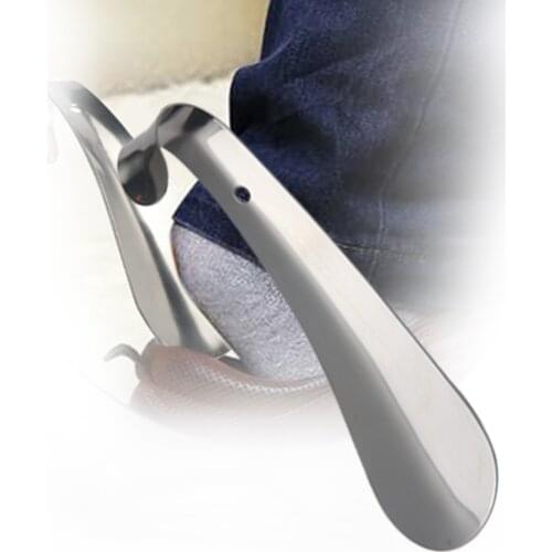 Wearing Tool Pull Stainless Steel For Seniors Long Handle Convenient Shoehorn Shoes Lifter Accessories Solid Simple Home Supply