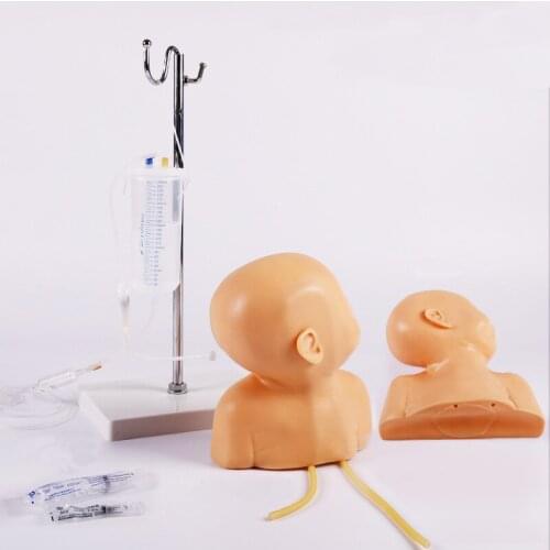 Chinon Infant Scalp Venipuncture Model Neonate Head Intravenous Injection Training Moudle Medical Teaching Manikin BIX- HS6/3