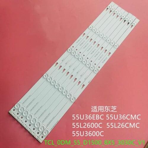 New LED Backlight Strip For 55D1600 D55E161 55L36CMC 55U3600C 55U36CMC 55HR332M05A3 V0 V1 4C-LB550T-HR1