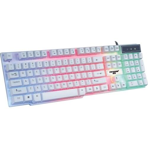 Wholesale Pioneer Gx50 Mechanical Suspension Key Cap Three-Color Backlit Keyboard Computer Rainbow Gaming Keyboard Mouse