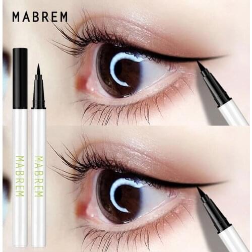 MABREM Black Liquid Eyeliner Eye Make Up Super Waterproof Long Lasting Eye Liner Easy to Wear Eyes Makeup Cosmetics Tools