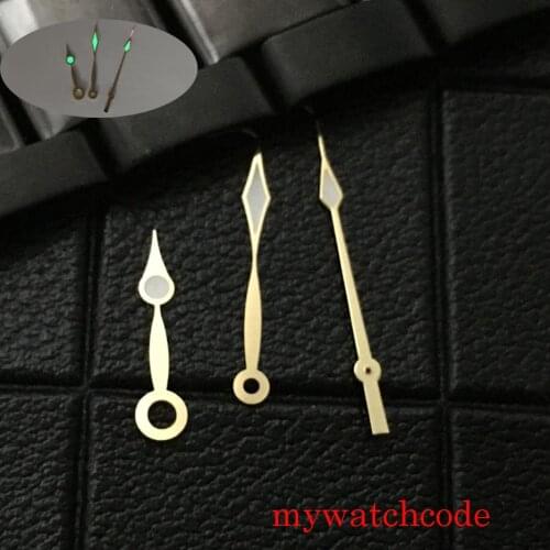 High Quality Watch Hands Needles For NH35A NH36A Automatic Movement Green Luminous Wristwatch Parts