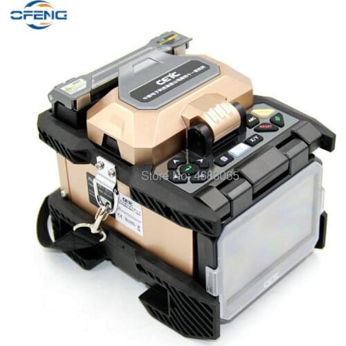 Free shipping splicing machine AV6481 FTTH Optical Fiber Fusion Splicer English menu
