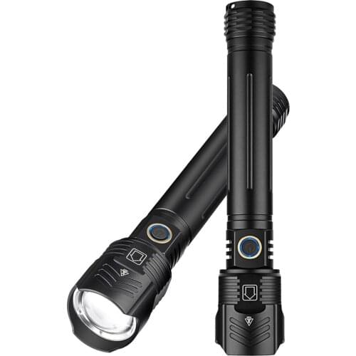 16-Core LED Flashlight High Brightness IPX6 Life Waterproof Lamp TYPE-C Charging Torch For Outdoor Hiking/Camping/Self-defense