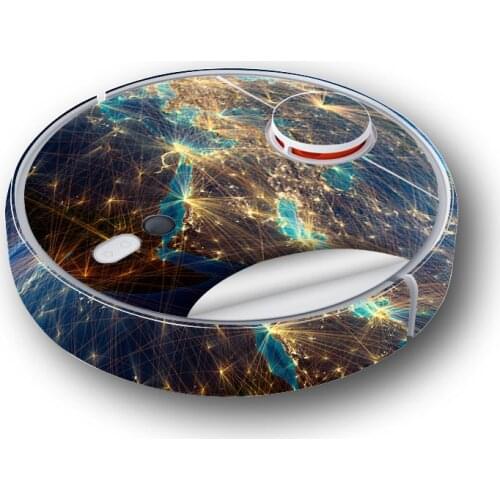 Provide Customized Custom Vinyl Universe Cartoon Sticker for xiaomi Robot Robotic 1S Vacuum Cleaner Skin Spare Parts Accessories