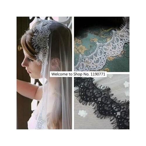 High quality to wave edge of Europe and the United States small eyelashes lace width 6CM collar splicing diy clothing accessor