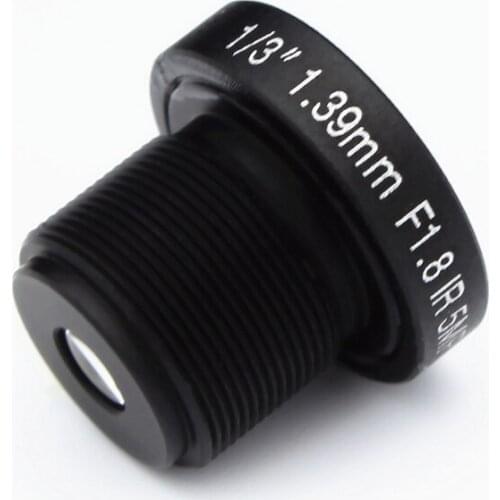 X4pcs HD 5MP 1.39mm 180 degrees 1/3" Panoramic CCTV lens Fisheye F2.0 for IP Camera