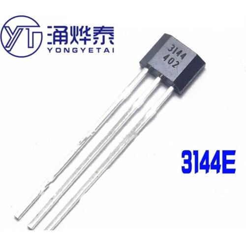 YYT 10PCS A3144/OH3144/44E/AH3144E TO-92U Hall sensor/brushless motor/electric motor
