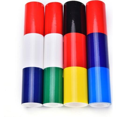 1M Flag Italian Flag Side Racing Stripe Three Colors Roof Hood Scooter Car Decal Colored Strip Sticker