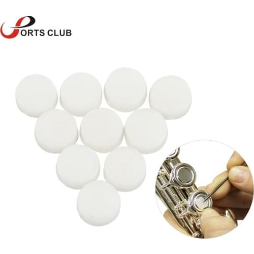 10pcs Soft Rubber Flute Key Plugs Open Hole Plug Covers Flutes Repair Parts Accessories
