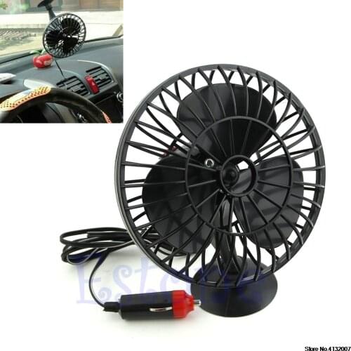 12V Powered Mini Truck Car Vehicle Cooling Air Fan Adsorption Summer Gift