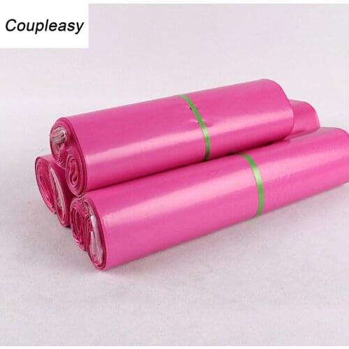 200pcs Wholesale Plastic Envelopes Pink Poly Mailer Courier Bag Self Seal Adhesive Shipping Mailing Bag Express Packing Envelope