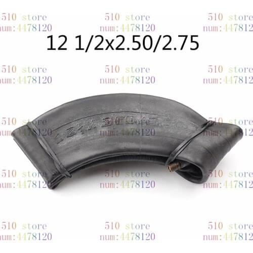 2pcs 12 1/2X2.50 2.75"butyl inner tube pocket Bike Scooter Moped 49CC Rear/front Tire Innertube 12 1/2X2.50/2.75