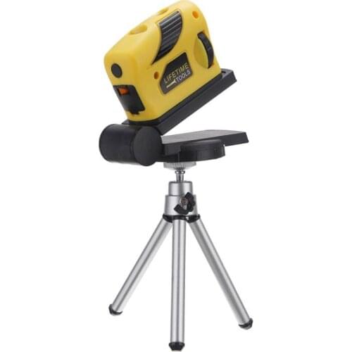 1set 4in1 360 Degree Micro Tuning Red Cross Infrared Rotary Laser Level Measure Tool