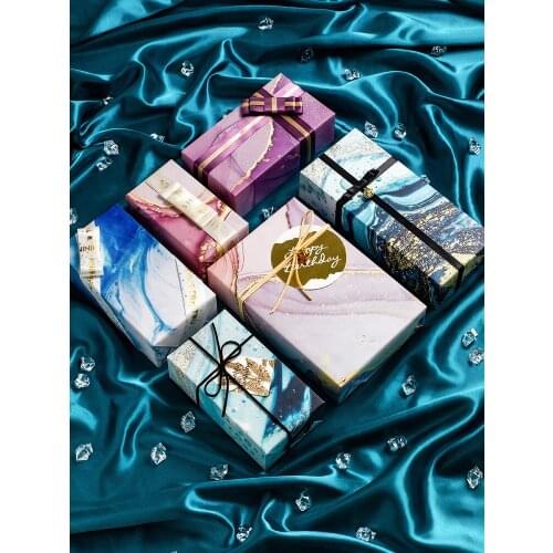 5 Sheets Colorful Galaxy Gift Wrapping Paper 52*72cm Waterproof Christmas Handmade DIY Birthday Bag Book Paper