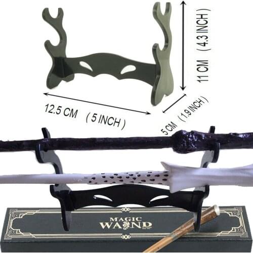 2PCS ACRYLIC WIZARDING WAND DISPLAY STAND FOR WIZARD DUMBLEDORE