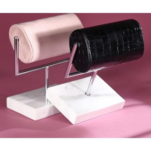 Home Storage Accessories Watch Jewelry Metal Stand Modern Display Rack With Marble Base Dropship