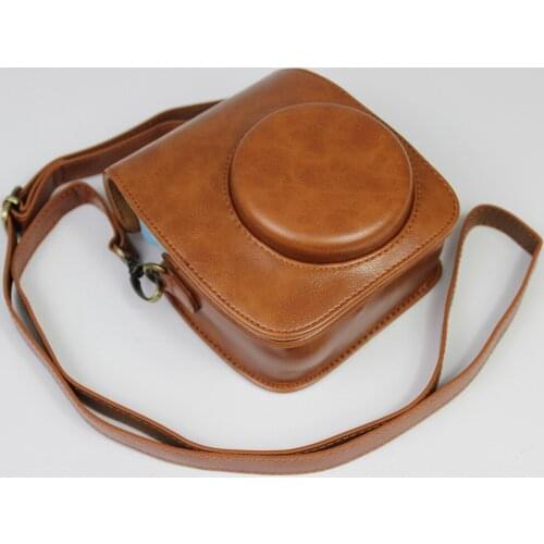 High quality PU Leather Case Cover Set For Fuji Fujifilm Instax Mini 11 MINI11 Digital Camera Bag Case With Strap