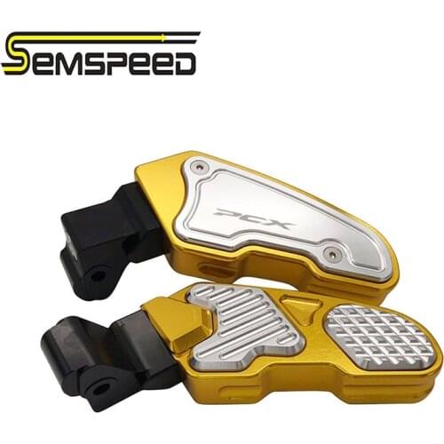 For Honda PCX 125 150 2018 2019 Pcx-125 Pcx-150 Pcx125 Pcx150 Rear Motorbike Passenger Footrest Step Motorcycle Pedals Foot Pegs