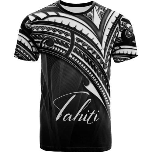3D Printed Tahiti t shirts for men Tribal Culture Polynesian Tattoos Turtle Man/Woman Harajuku Streetwear Tshirts Short sleeve
