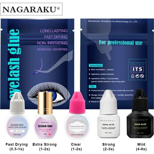 False Eye Lashes Glue Professional Use 0.3 Second Fast Drying Strong False Eye Lash Extension Glue Adhesive