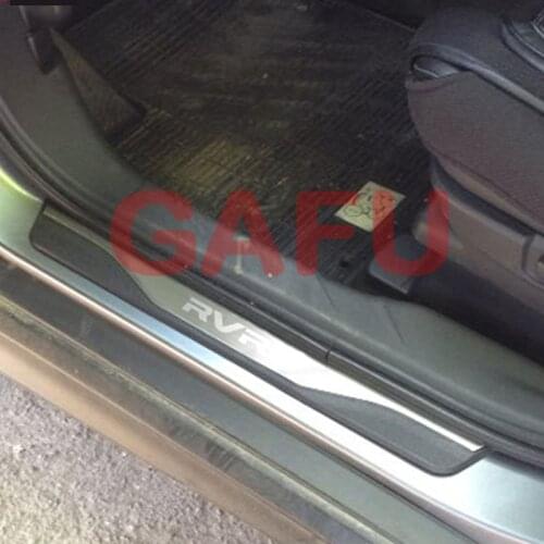 Car Door Sills Sticker for Mitsubishi ASX RVR Stainless steel Door Sill Scuff Plate Car Accessories For ASX RVR 2017 2010 2016