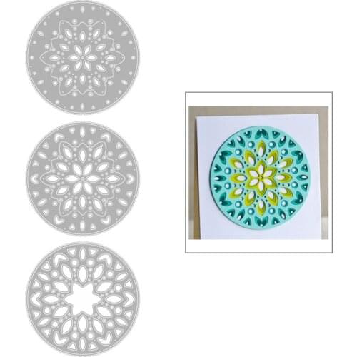 2020 New Dots Frame Background Layering Metal Cutting Dies For DIY Embossing Making Layered Card Paper and Scrapbooking NO Stamp