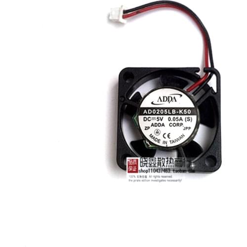 New original AD0205LB-K50 2507 2.5cm ultra-quiet mute fan DC5V 0.05A