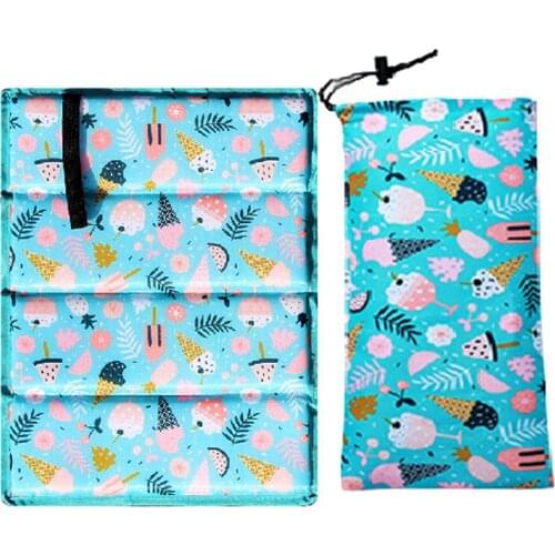 New Foldable Outdoor Camping Seat Mat Waterproof Camouflage Printed Portable Cushion Seat Pad Beach Chair Foam Pad 39*30*1.5cm