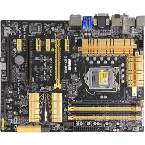 ASUS Z87-PRO original motherboard DDR3 LGA 1150 USB2.0 USB3.0 for I3 I5 I7 CPU 32GB Z87used Desktop motherboard on sales boards