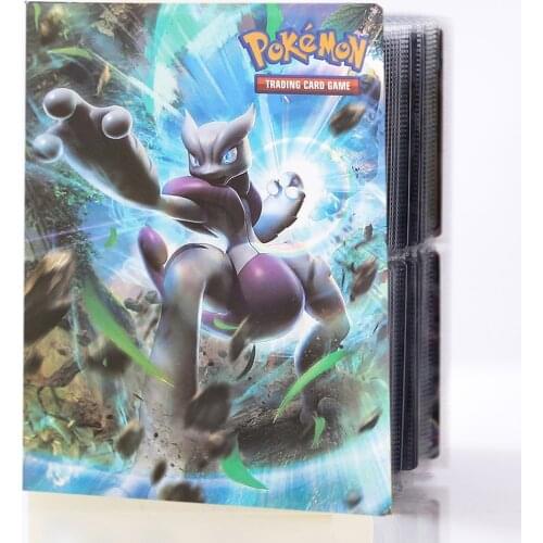 240 Card Holder Playing Game Livre Pokemon Book Binder Folder Loaded List Collection Kid Toy Gift 4 Pocket Binder Pokemon Album