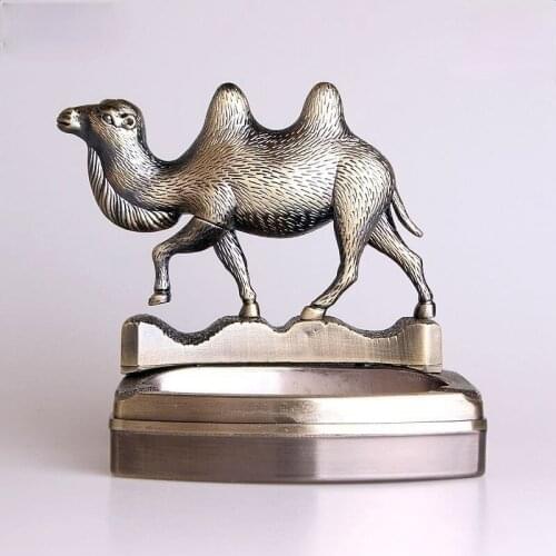 Camel Creative Appearance Ashtray with Lighter Integrated Detachable Smoking Set Ash Tray Weed Briquets Et Accessoires Fumeurs