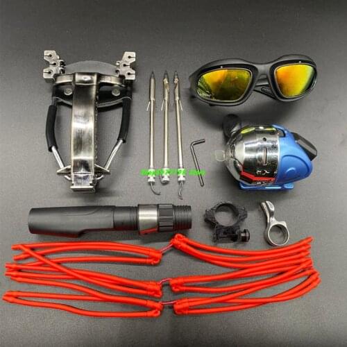 Professional Hunting Slingshot Set Powerful Fishing Slingshot Rifle With Arrows Shooting Crossbow Darts BB Balls For Adult Tools