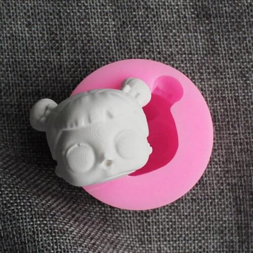 New Angel Head Silicone Mold DIY Silicone Sugarcraft Fondant Tools Sugarcraft Chocolate Mold Baking Tools