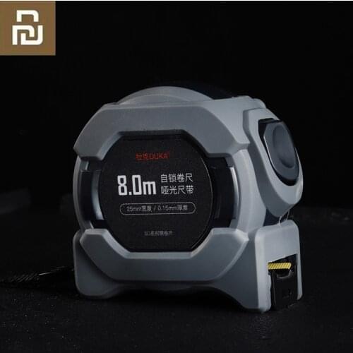 Original Youpin DUKA SD 8m Precision Steel Tape Measurement Frosted Retractable Ruler Rubberized Drop-proof Portable Measuring T