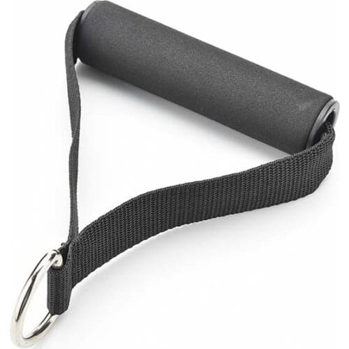 1pair D Ring Pulldown Tricep Bank Rope Cable Handle V Bar Dip Resistance Exercise Gym Training Arms Strength Fitness Accessories