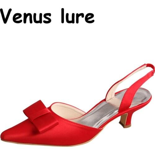 23 Colors)Bow Summer Sandals Womens Red Sandals Size 9 Red Slingback Pointed