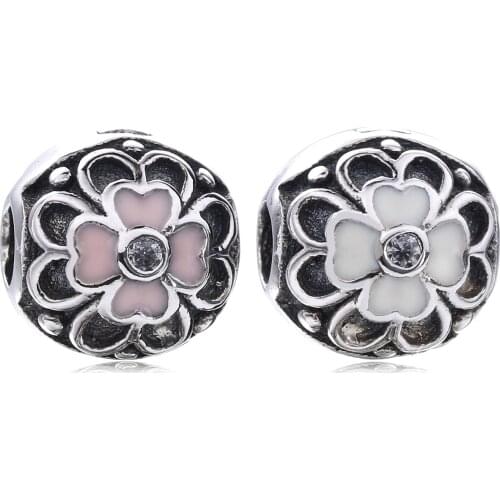 Ajax 100% S925 Sterling Silver Hollow Cherry Beads