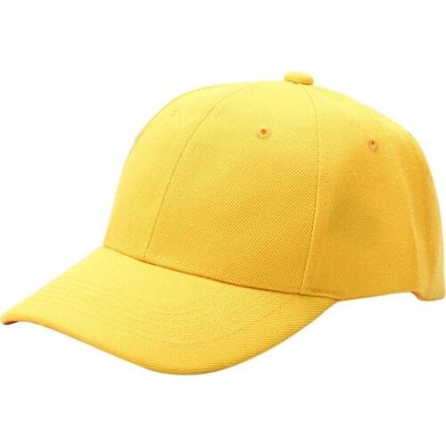 Unisex Solid Color Baseball Cap Casual Sport Outdoor Adjustable Cap Fashion Snapback Running Caps Classic Style Hat