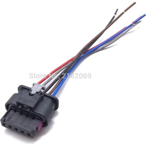 4F0973705 Mass Air Flow Sensor MAF Connector Pigtail 5 Pin For VW Golf J etta For Audi A3 A4 A6 For Seat For Skoda