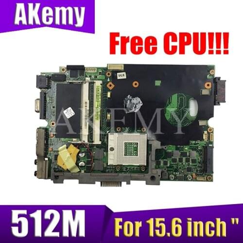 Free CPU!!! laptop motherboard W/ 512M For ASUS K40AB K40AF K40AD X8AAF laptop 15.6 inch " Mainboard motherboard